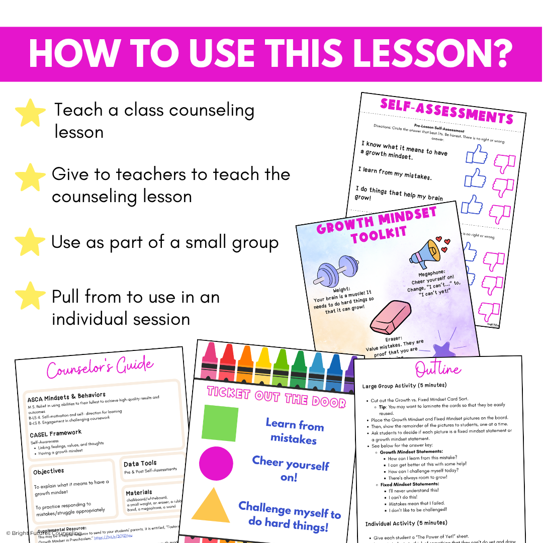 Growth Mindset Primary Lesson