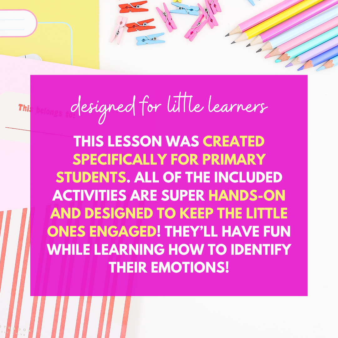 Feelings and Emotion Identification Primary Class Lesson