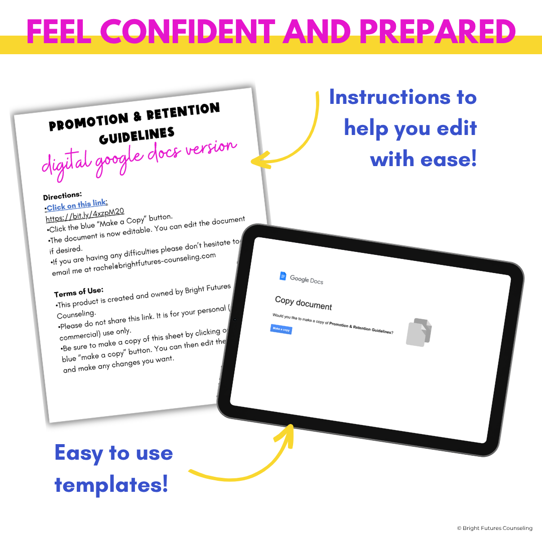 High School Counseling Promotion & Retention Guidelines