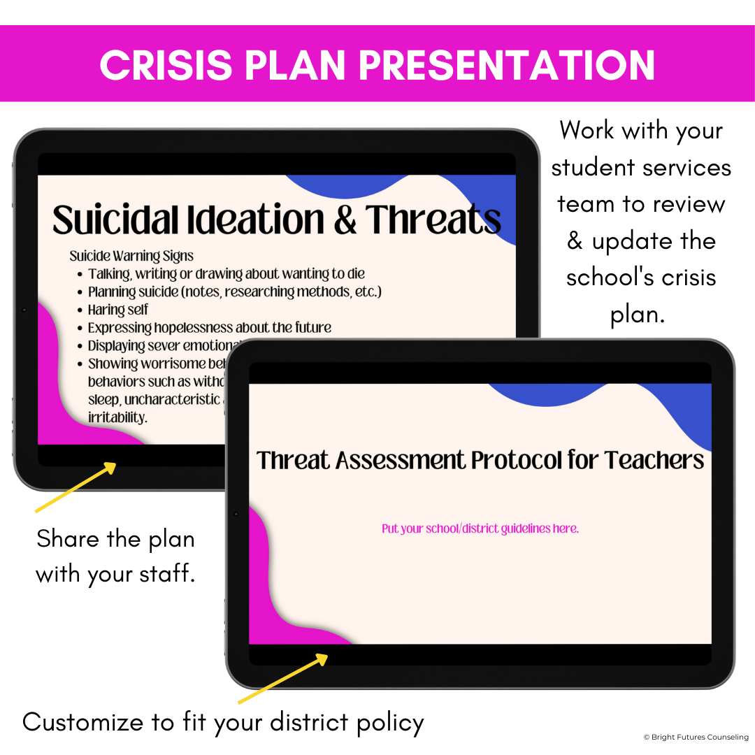 High School Counseling Opening School Year Checklist