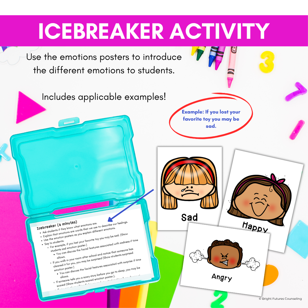 Feelings and Emotion Identification Primary Class Lesson
