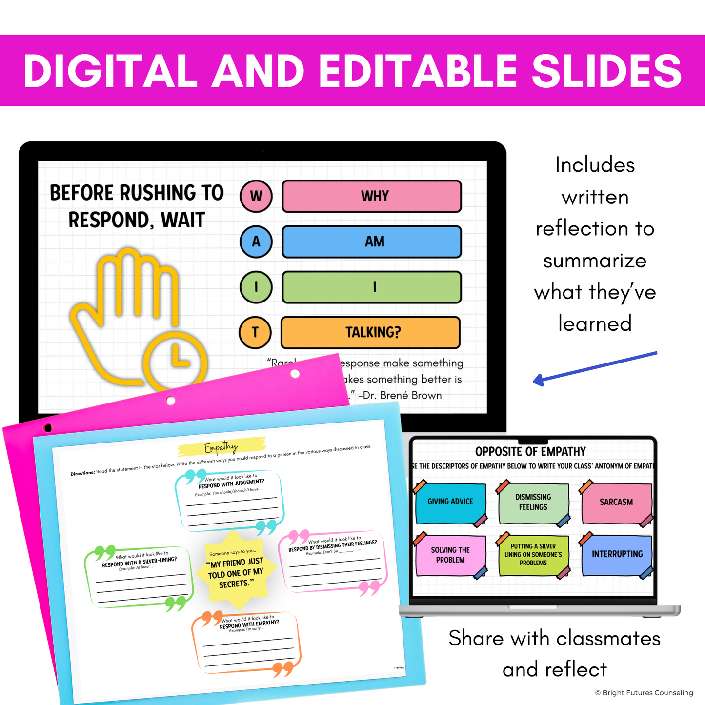 Empathy Middle School Digital Counseling Lesson