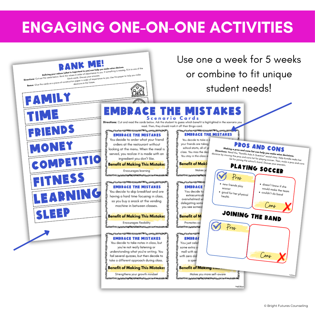 Responsible Decision Making Middle School Individual Curriculum
