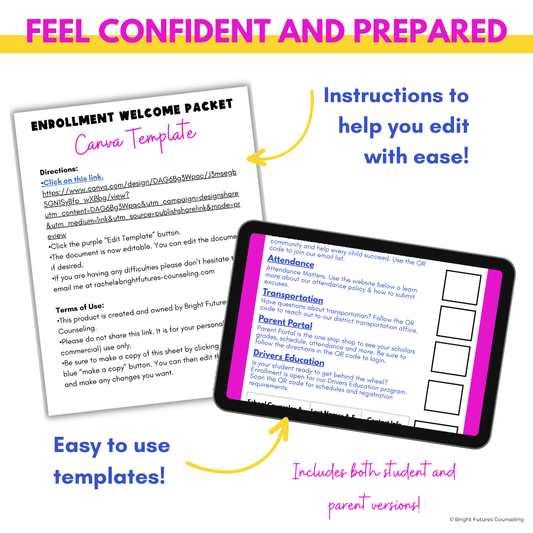 High School Enrollment Welcome Packet