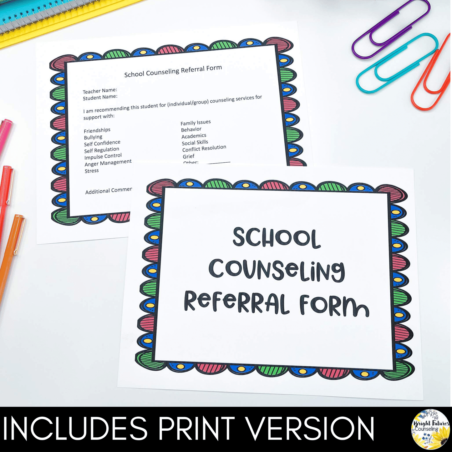 School Counseling Referral Form
