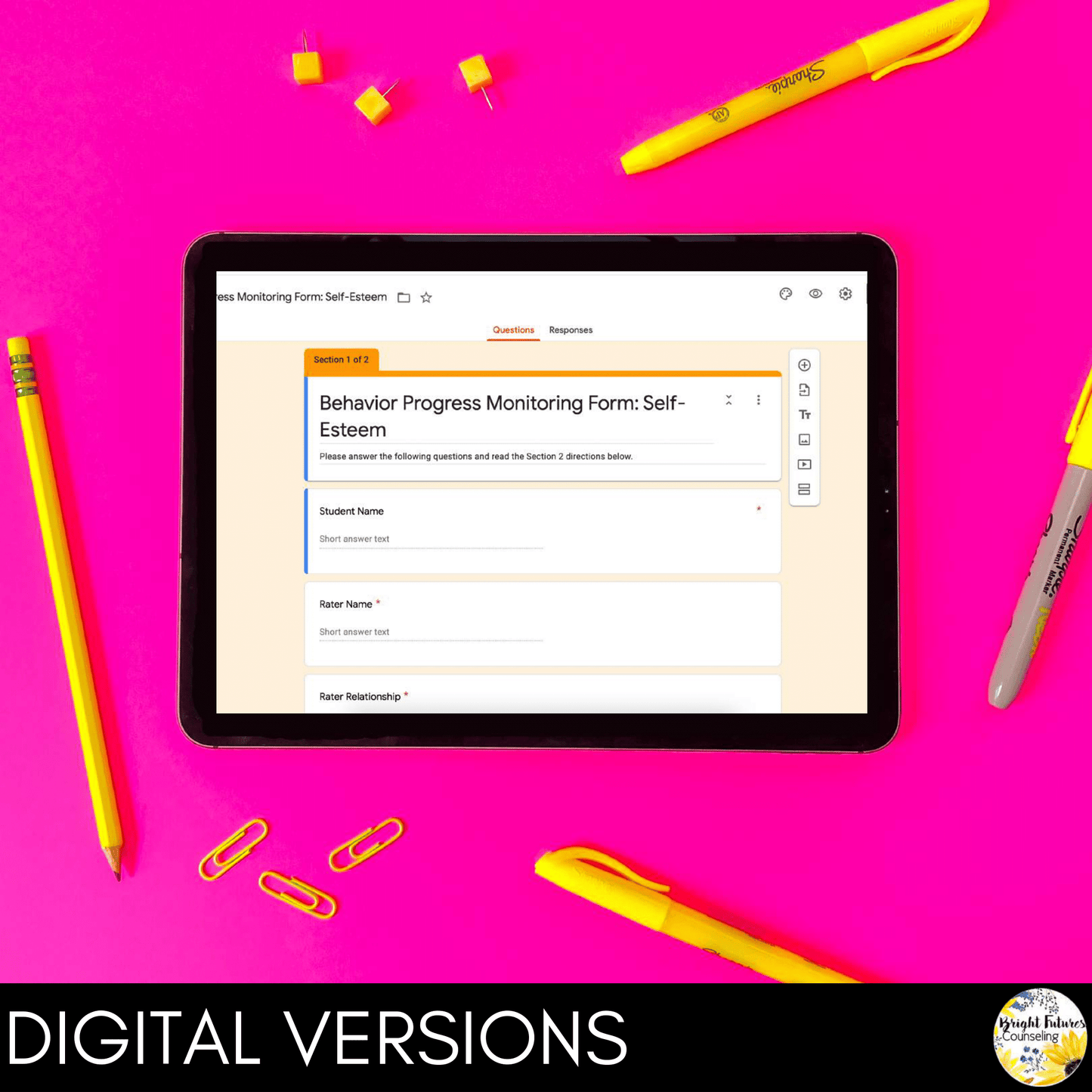 Self-Esteem Individual Counseling Curriculum + Data Tracking Tools