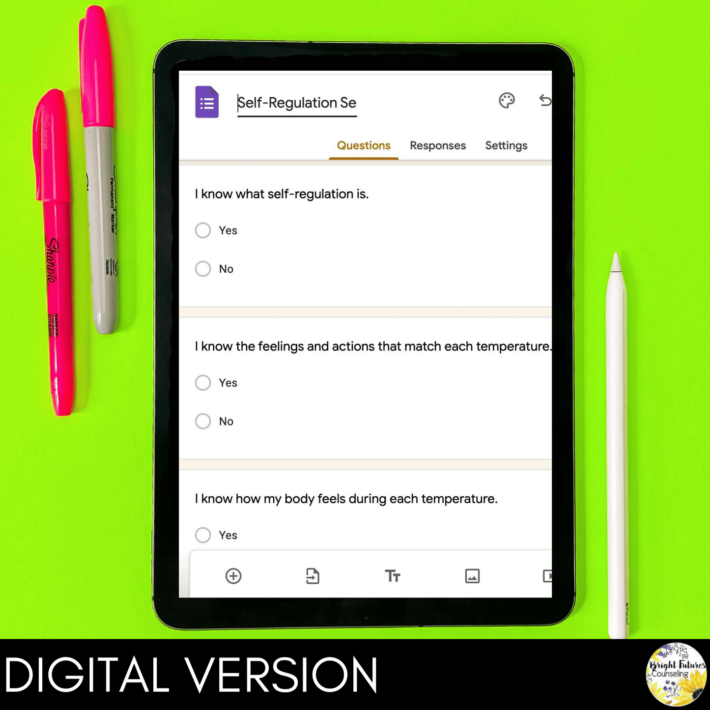 Self-Regulation School Counseling Self-Assessment