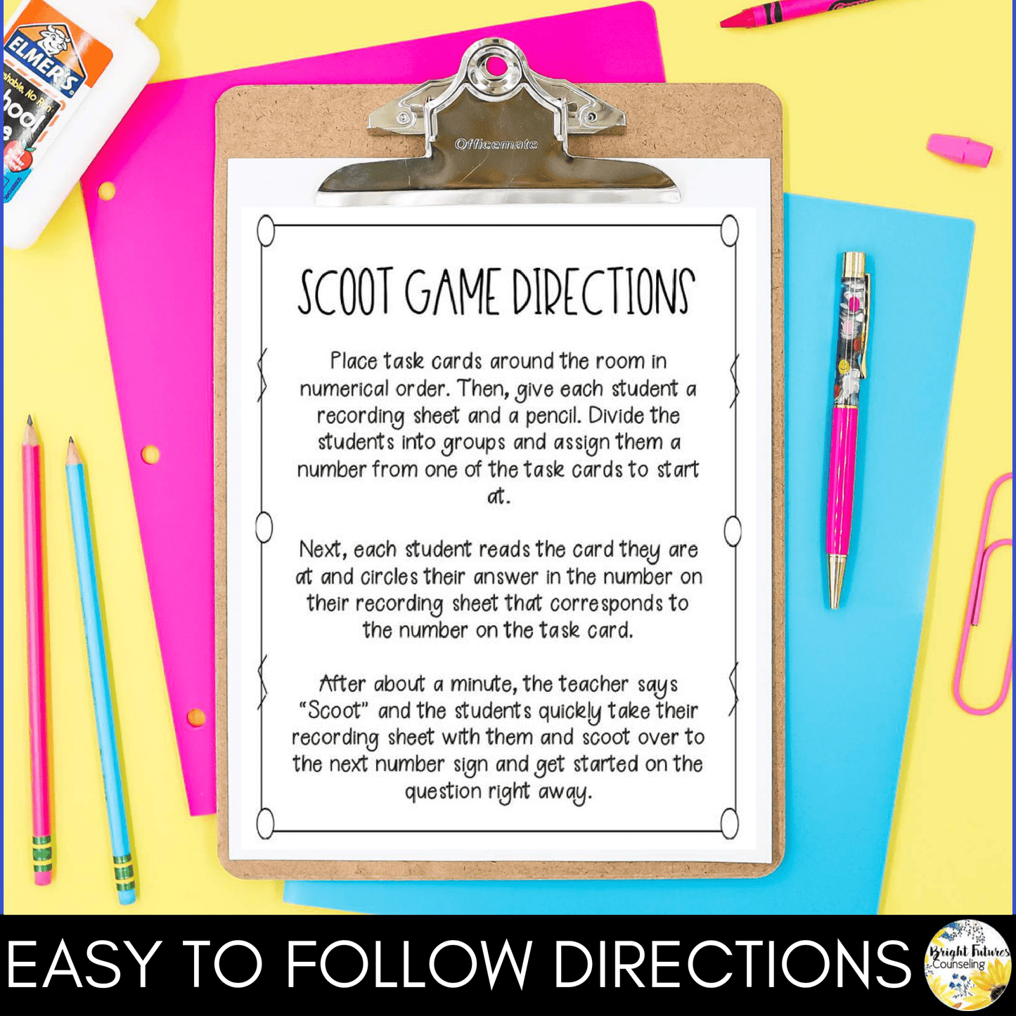 Tattling Vs Reporting Scoot Game School Counseling Game