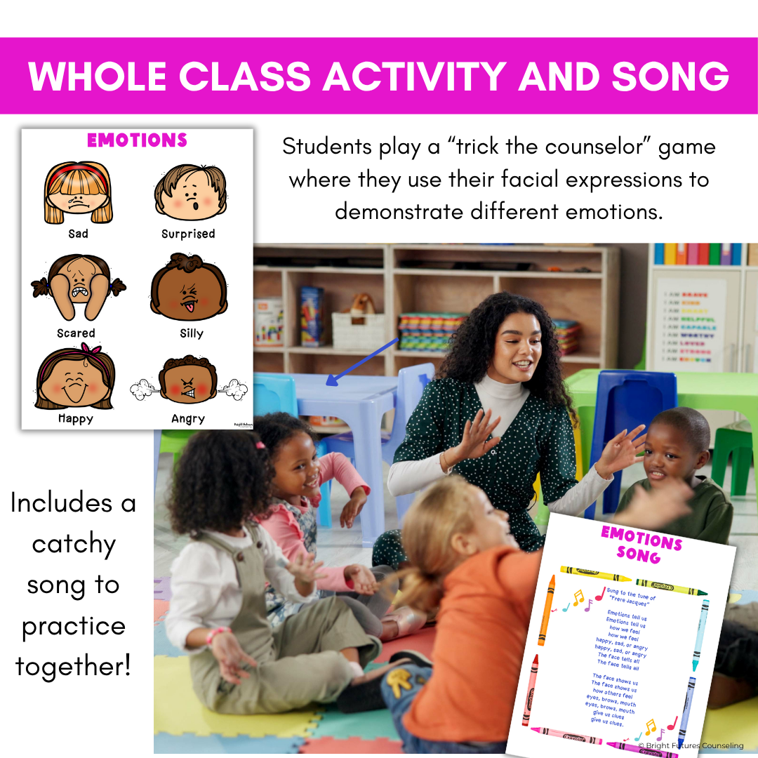 Feelings and Emotion Identification Primary Class Lesson