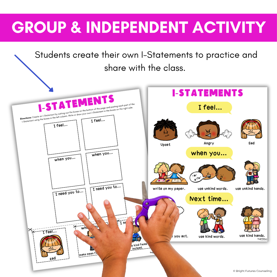 Conflict Resolution & Peacemaking School Counseling Lesson for Primary