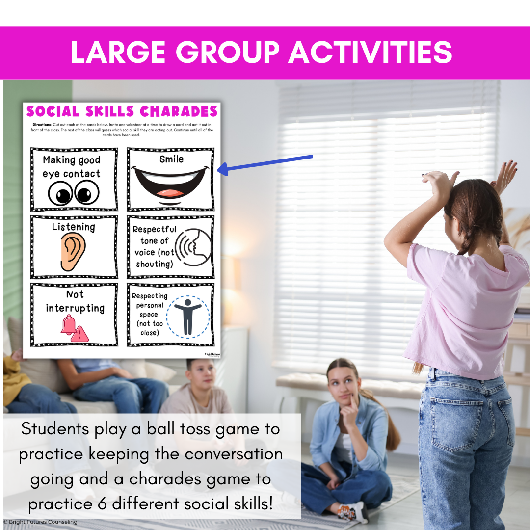 Conversing with Others & Social Skills Lesson for Primary