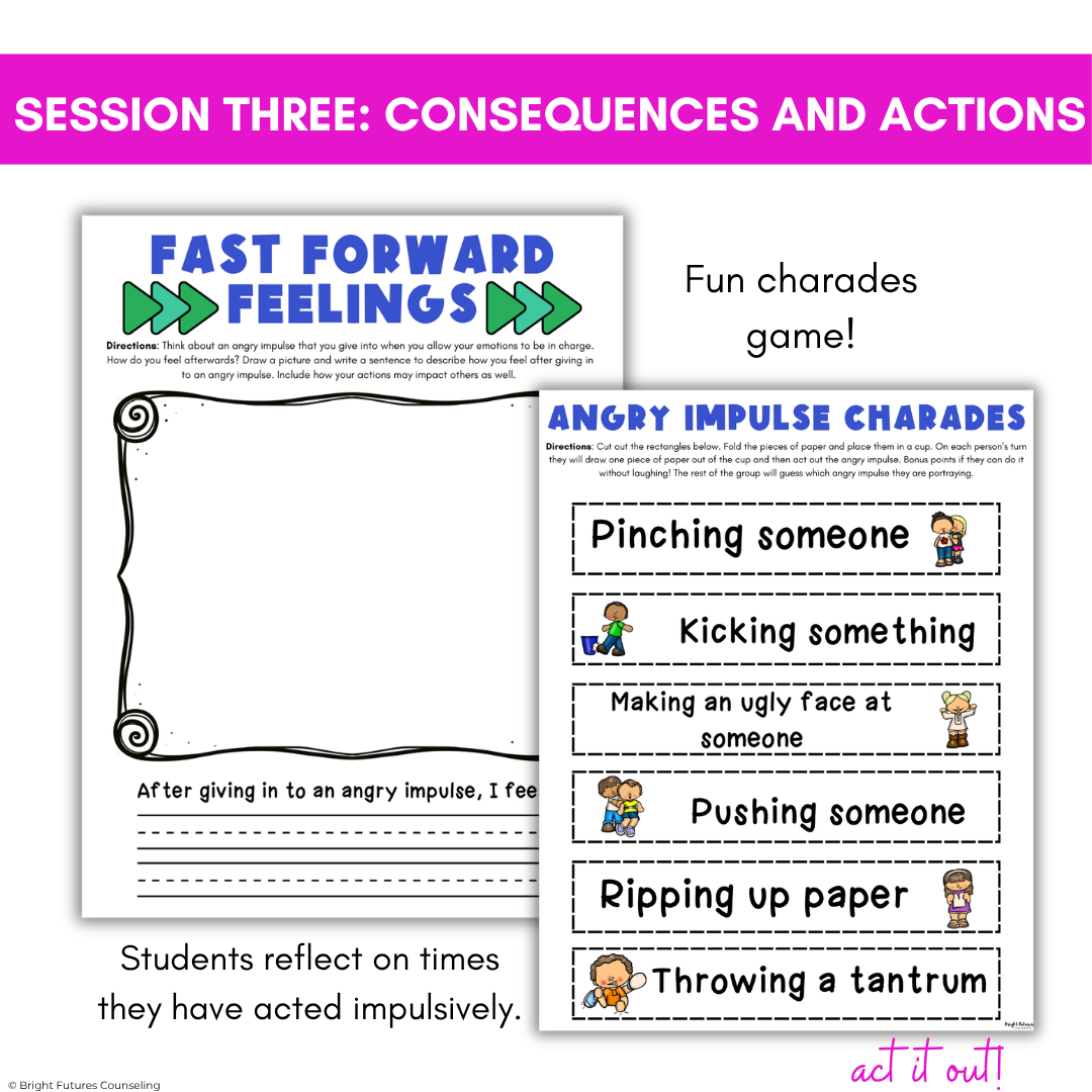 Anger Management and Coping Skills Small Group - Elementary