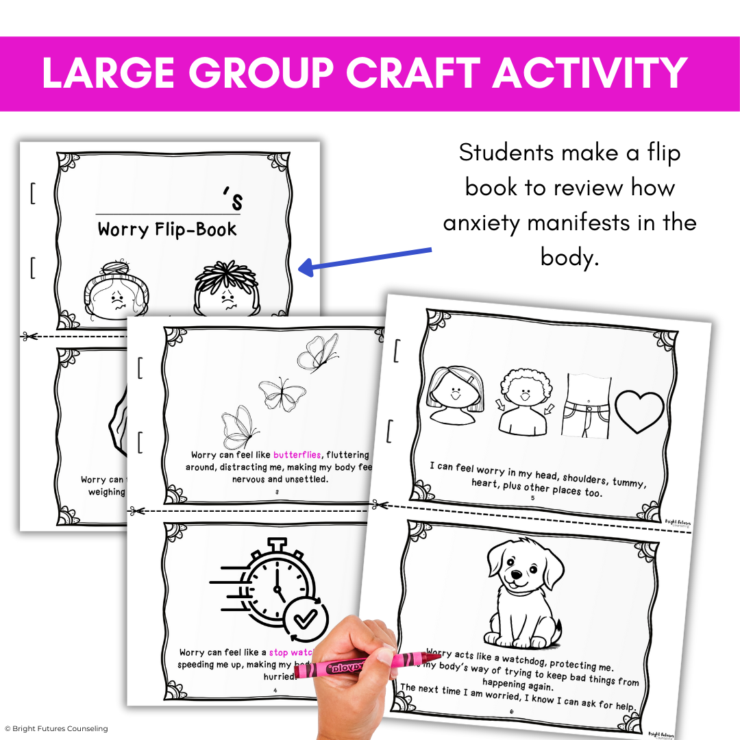 Identifying Worries Lesson & Activities for Primary