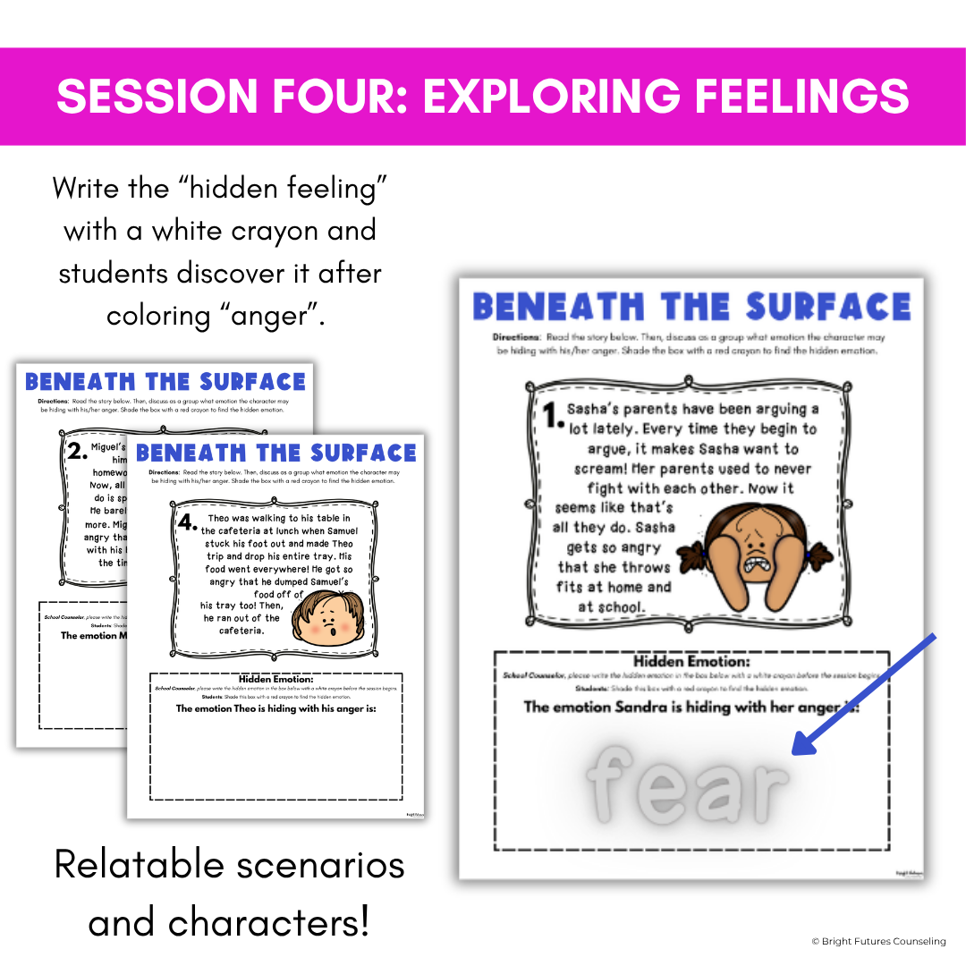 Anger Management and Coping Skills Small Group - Elementary