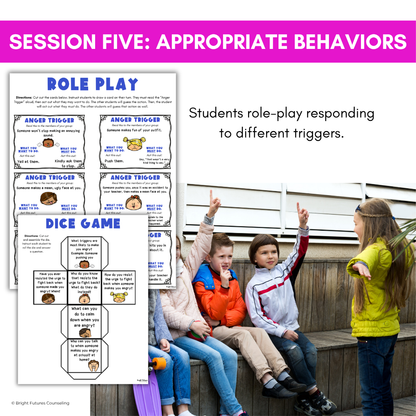 Anger Management and Coping Skills Small Group - Elementary