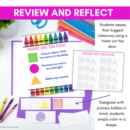 Identifying Worries Lesson & Activities for Primary