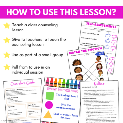 Feelings and Emotion Identification Primary Class Lesson
