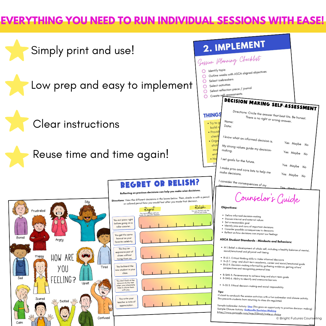 Responsible Decision Making Middle School Individual Curriculum