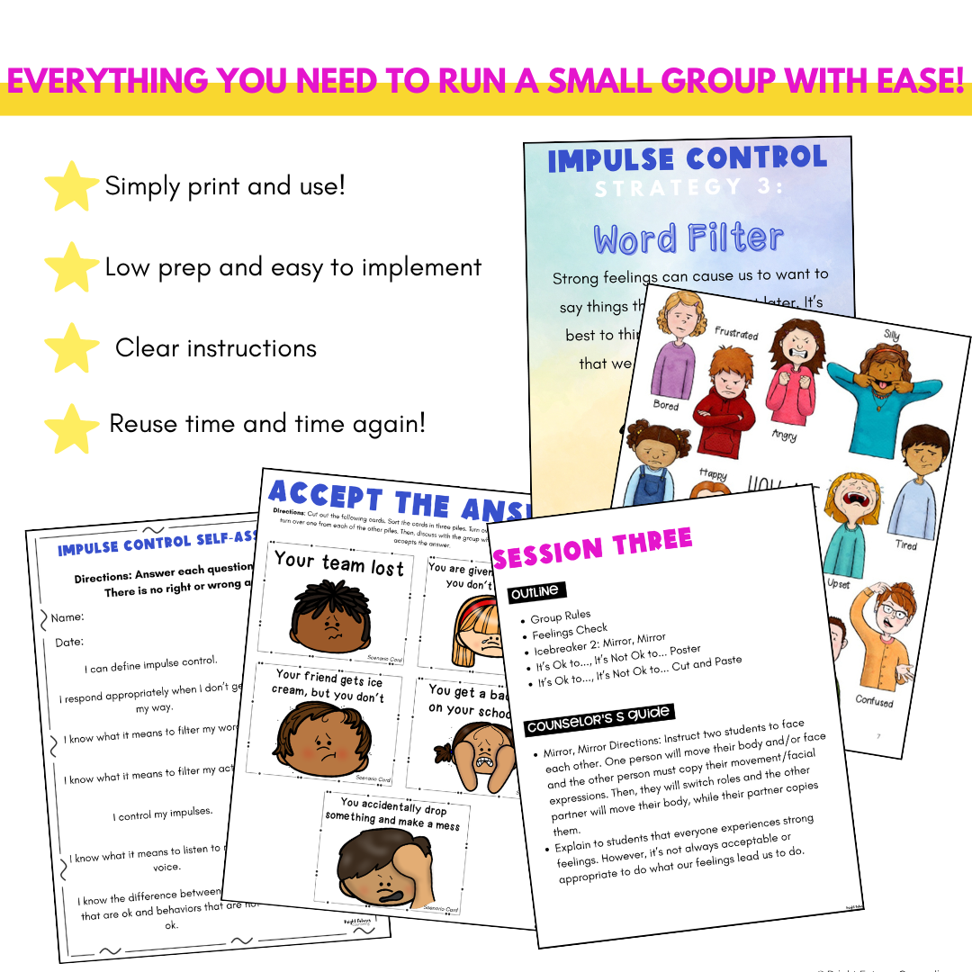 Impulse Control Small Group - Primary and Elementary