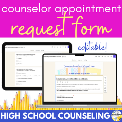 School Counselor Appointment Request Form- High School Counseling