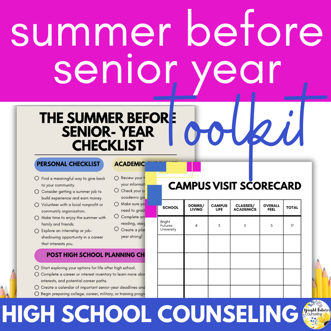Summer Before Senior Year Toolkit