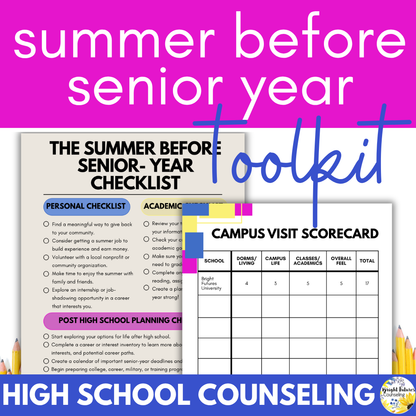 Summer Before Senior Year Toolkit