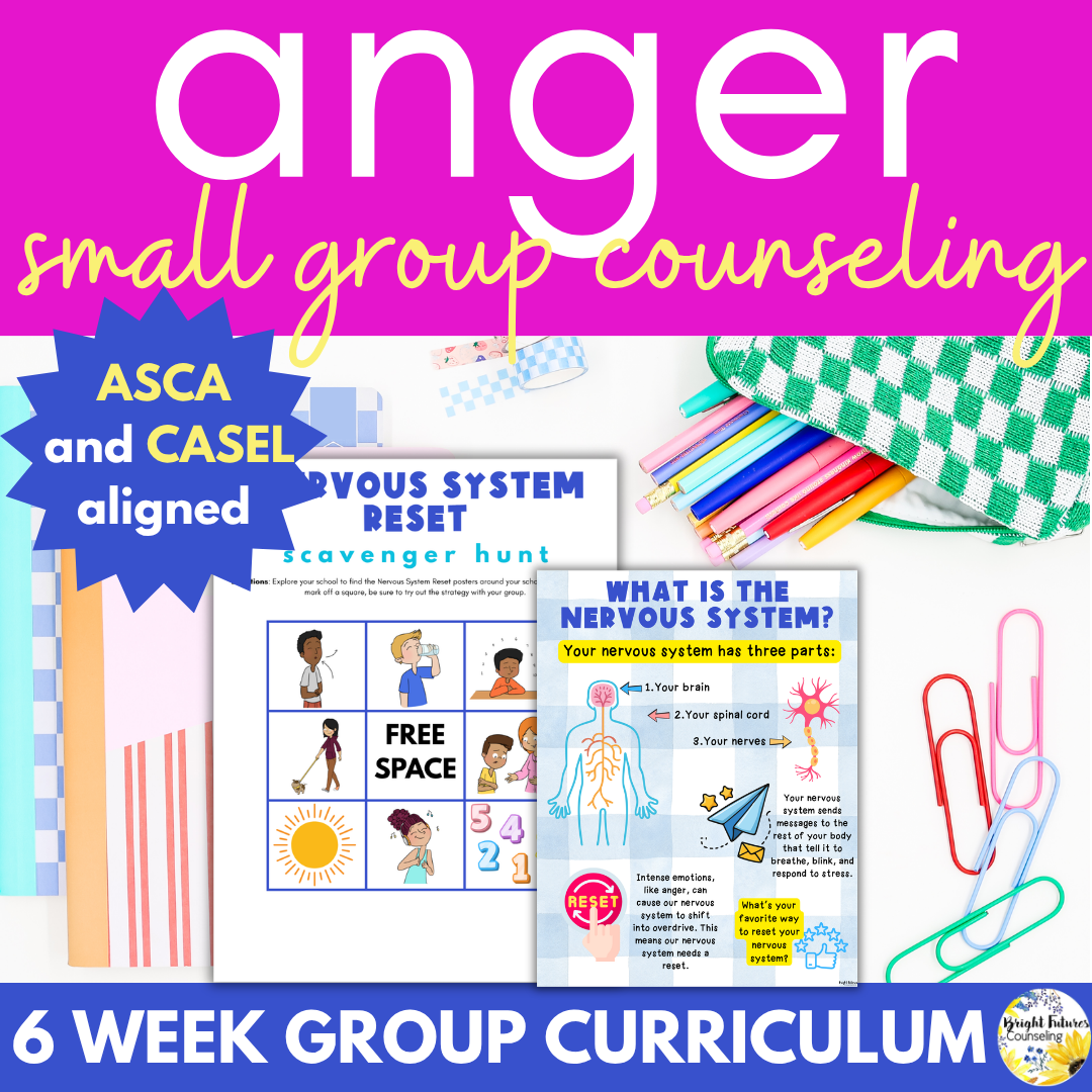 Anger Management and Coping Skills Small Group - Elementary