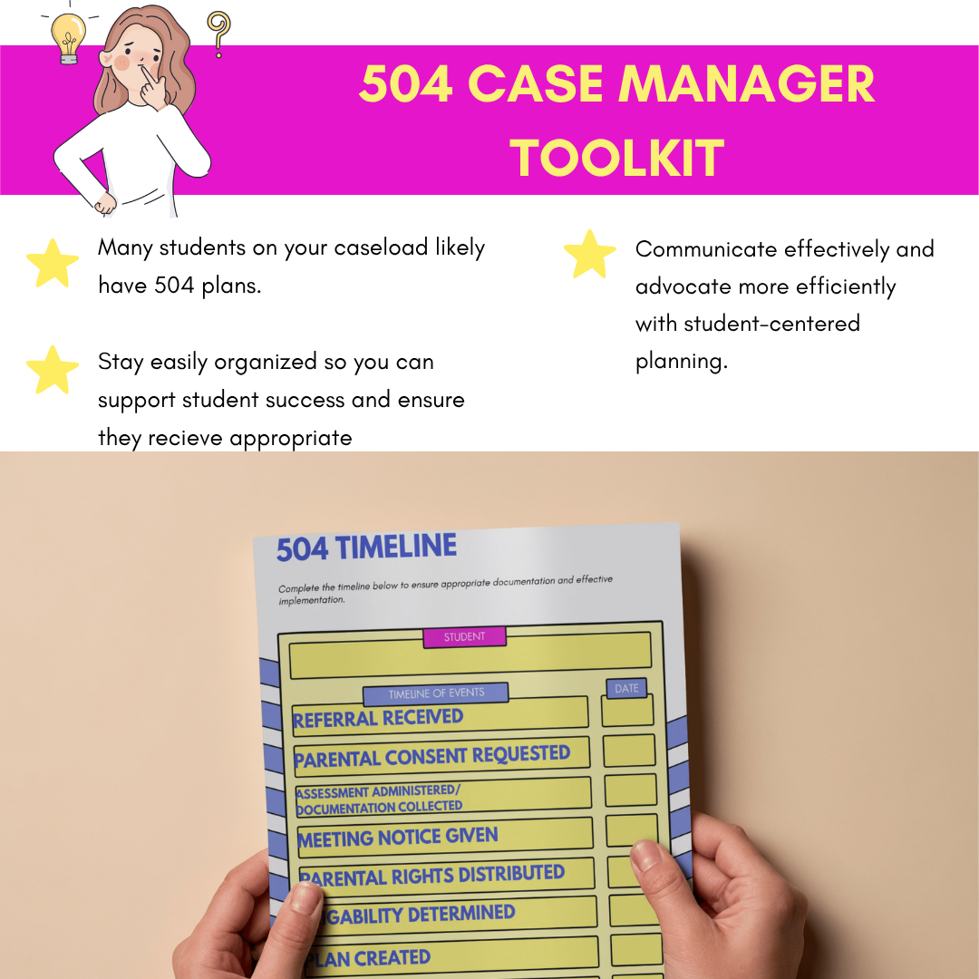 504 Toolkit for Elementary and Middle School