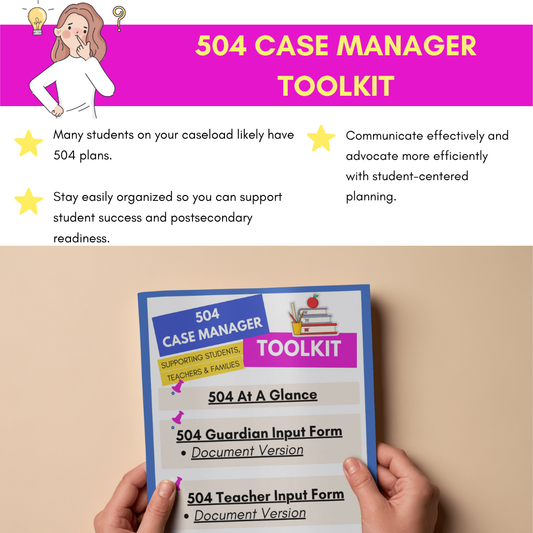 504 Case Manager Toolkit
