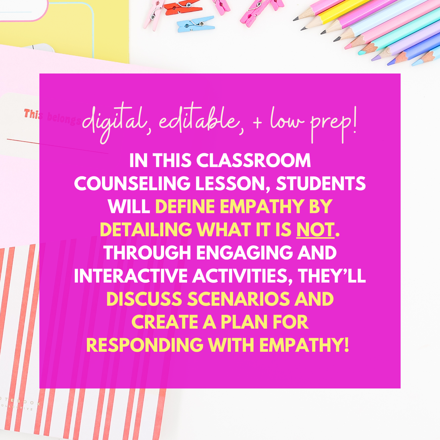 Empathy Middle School Digital Counseling Lesson