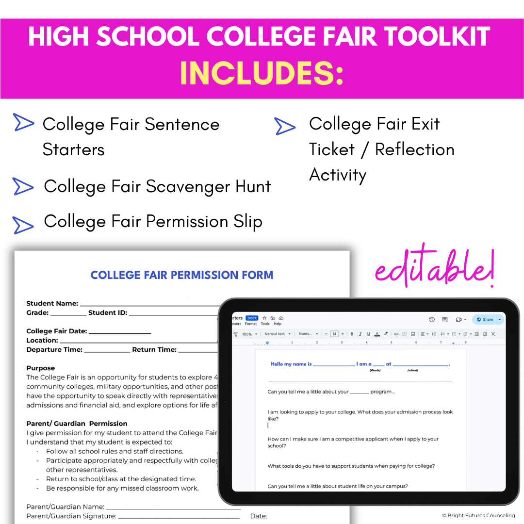 High School College Fair Toolkit