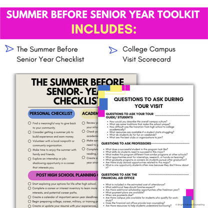 Summer Before Senior Year Toolkit