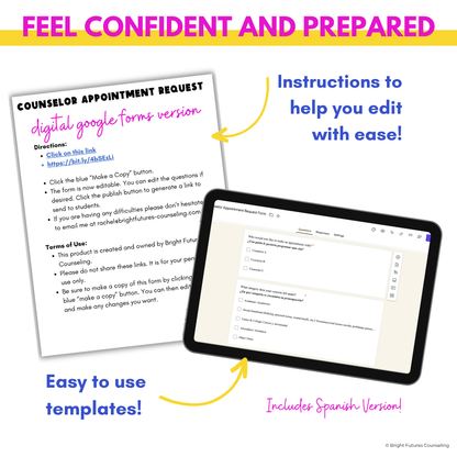 School Counselor Appointment Request Form- High School Counseling