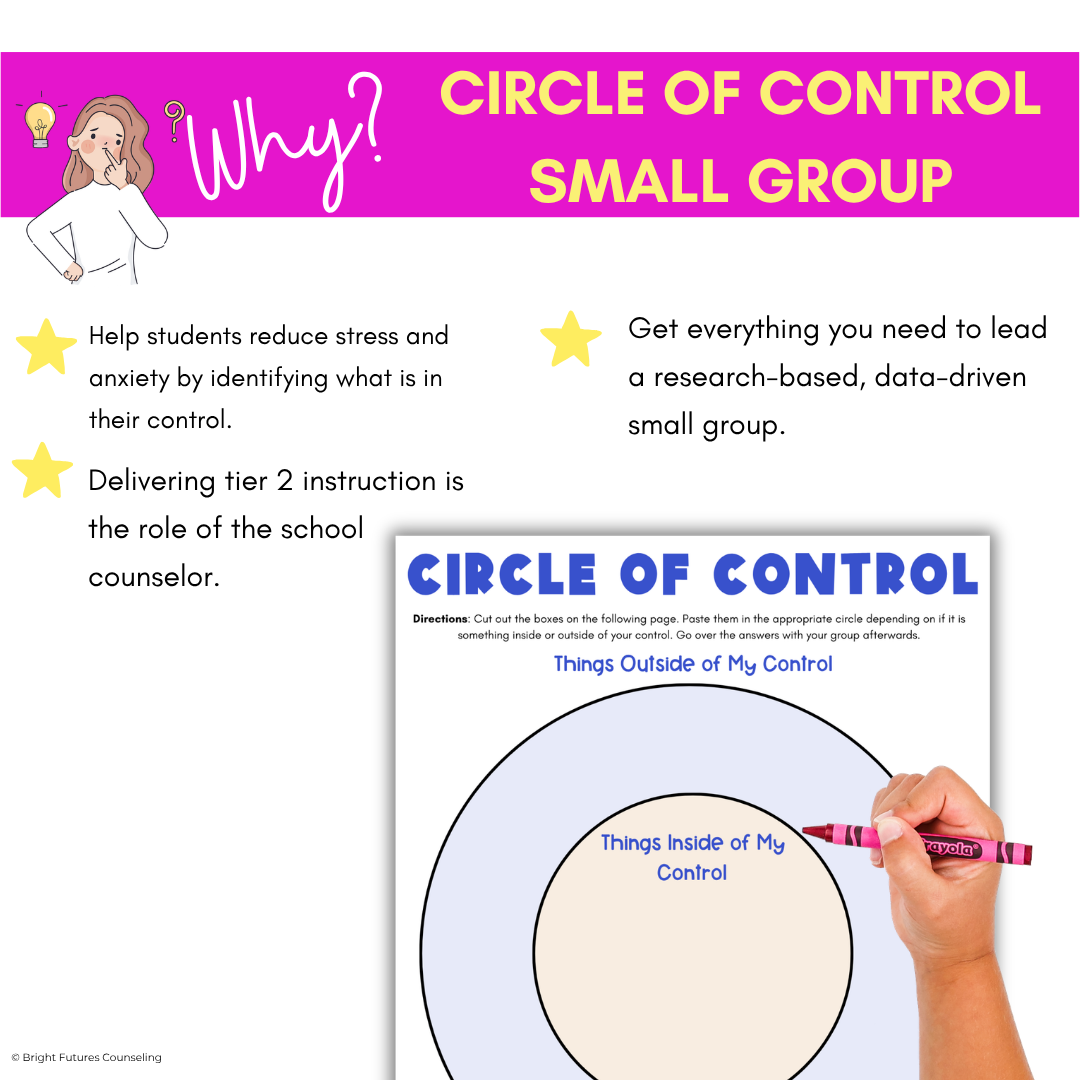 Circle of Control Small Group for Stress and Anxiety - Elementary