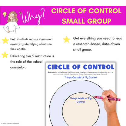 Circle of Control Small Group for Stress and Anxiety - Elementary