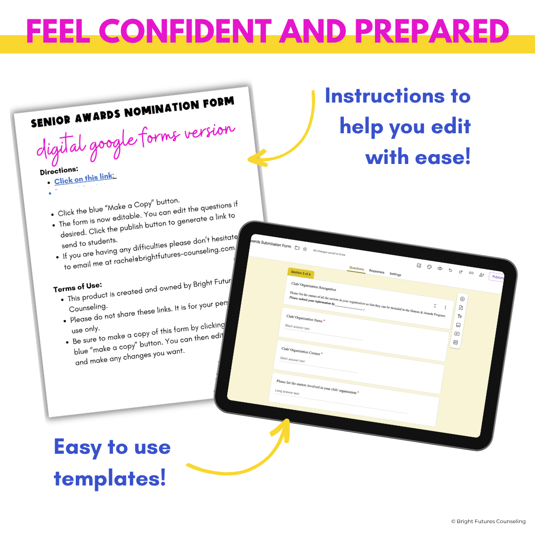 Senior Awards Nomination Form
