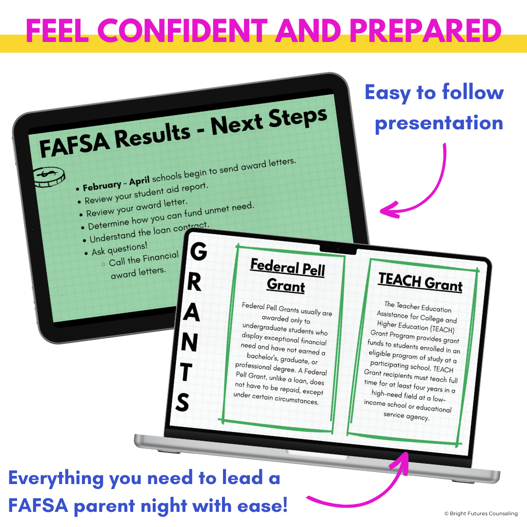 FAFSA & Financial Aid Parent Night Presentation