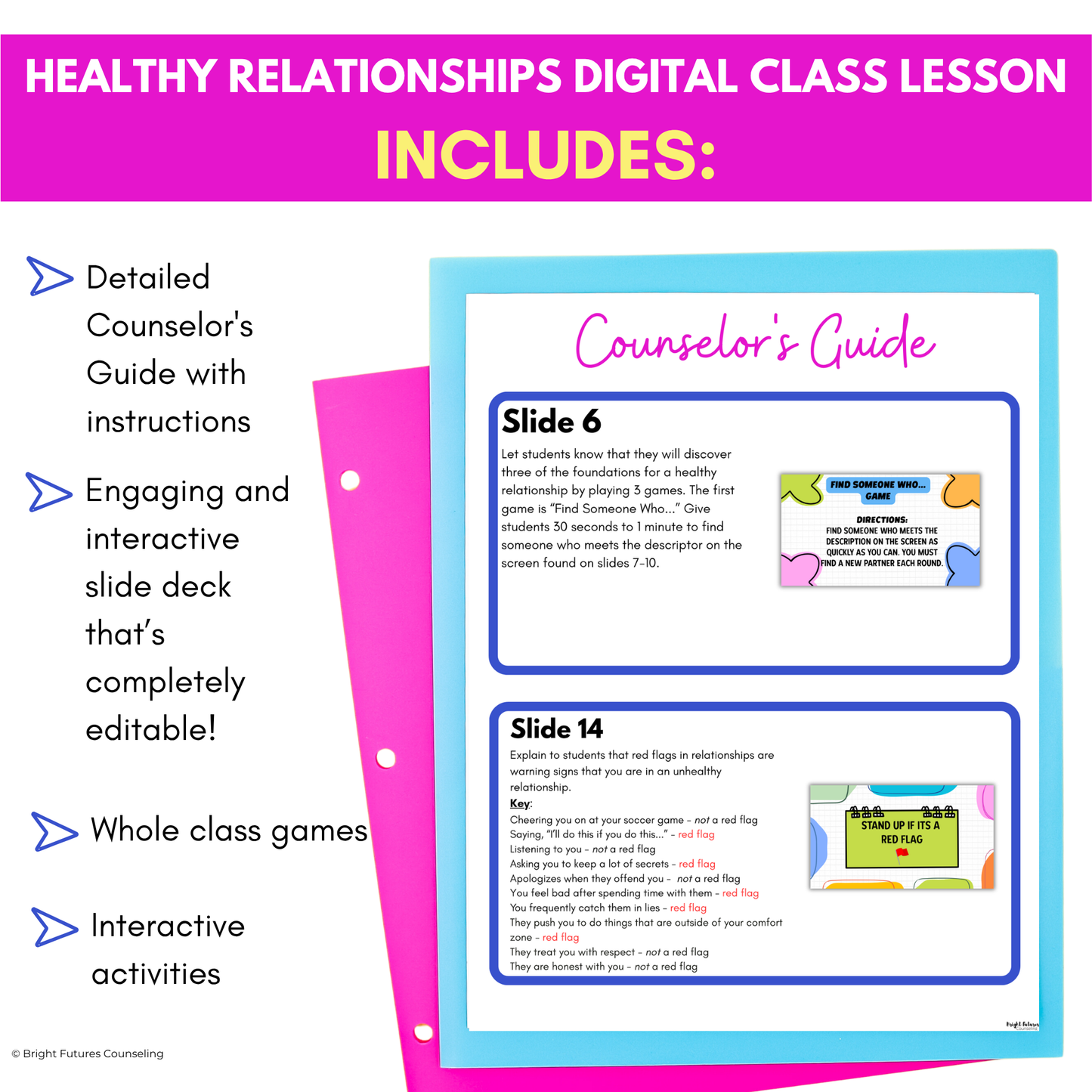 Healthy Relationships Middle School Digital Counseling Lesson