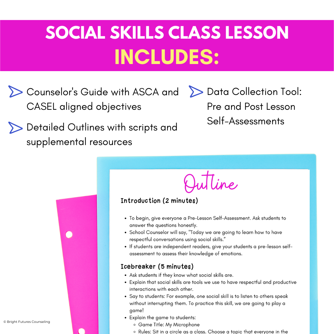 Conversing with Others & Social Skills Lesson for Primary