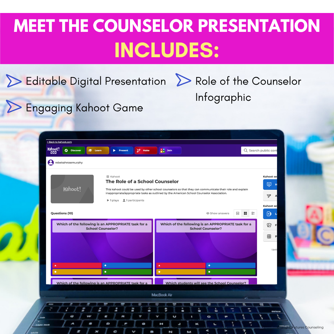 Meet the School Counselor Presentation for Staff