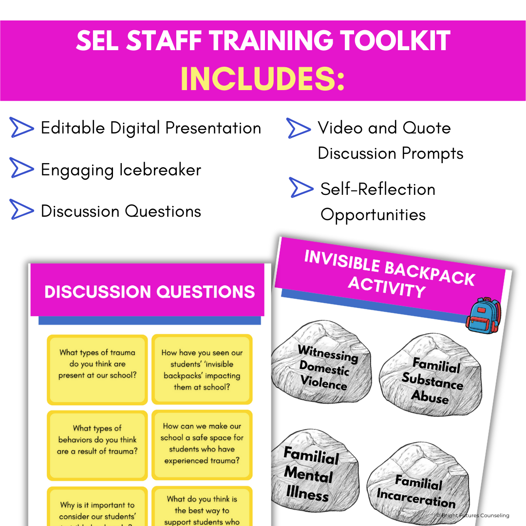 SEL & Trauma Informed Practices Workshop for Staff - SEL Staff Training Toolkit