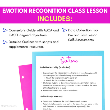 Feelings and Emotion Identification Primary Class Lesson