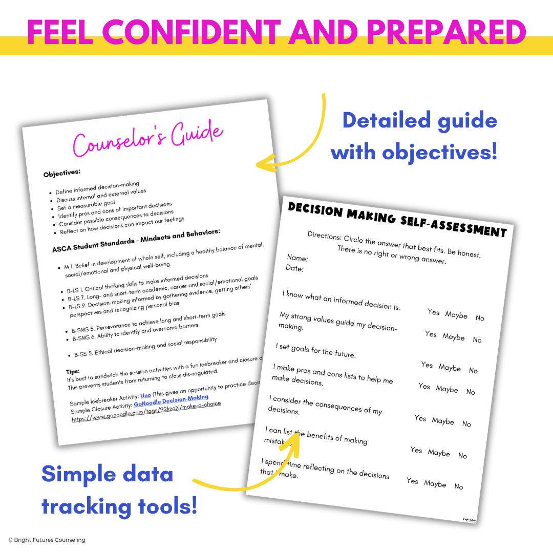 Responsible Decision Making Middle School Individual Curriculum