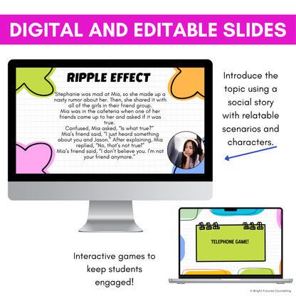 Gossip & Rumors Middle School Digital Counseling Lesson