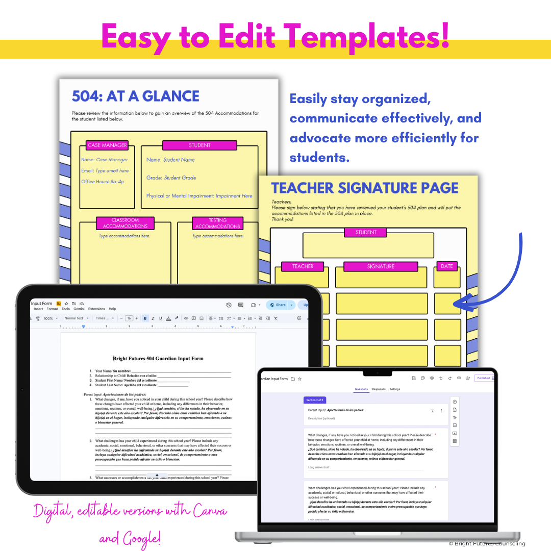 504 Toolkit for Elementary and Middle School