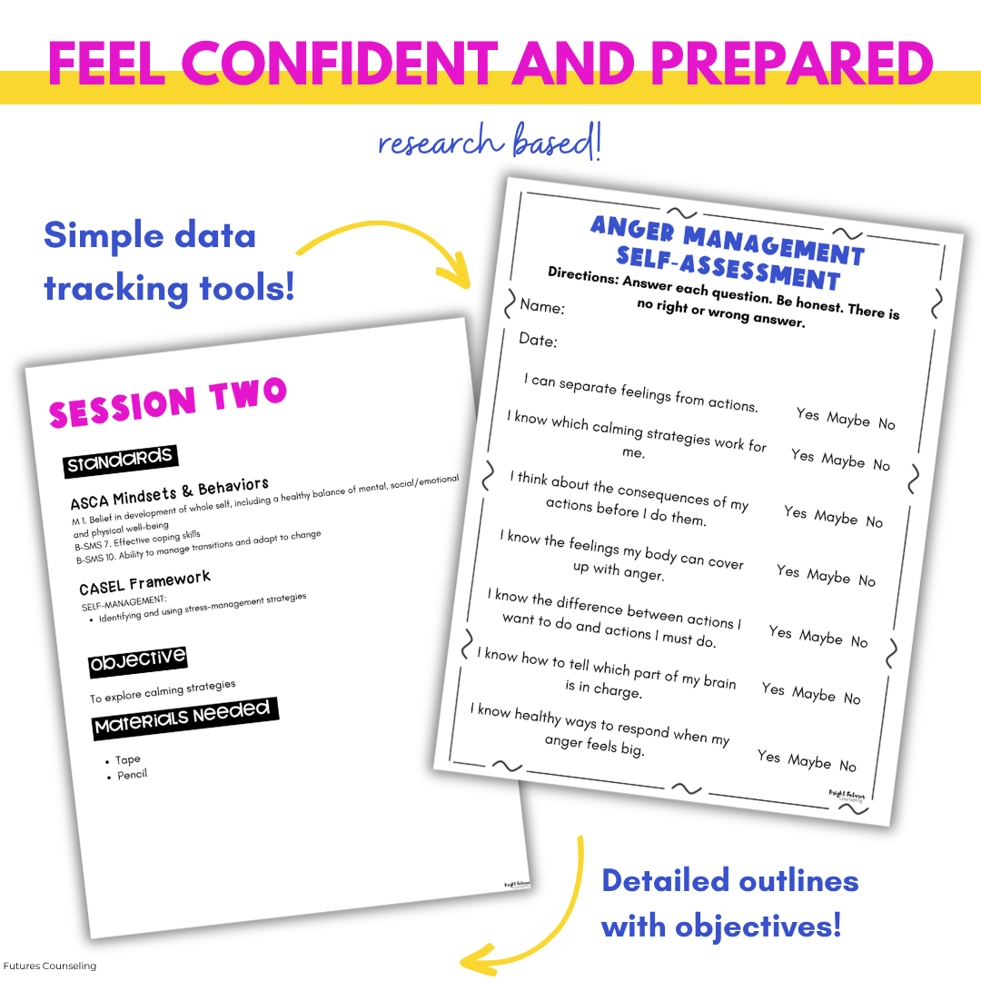 Anger Management and Coping Skills Small Group - Elementary