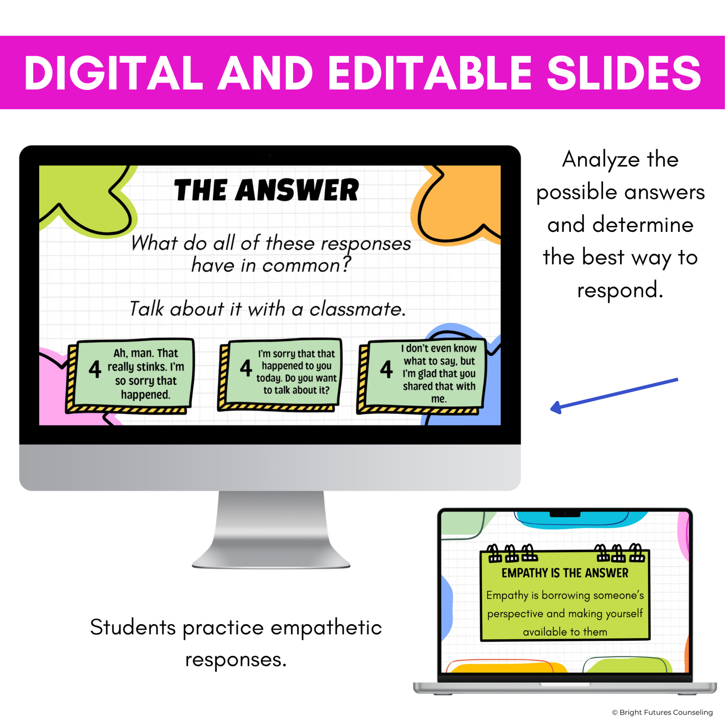 Empathy Middle School Digital Counseling Lesson