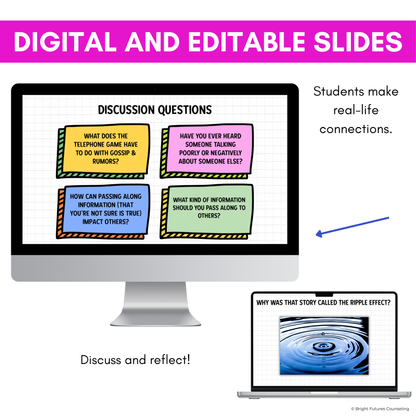 Gossip & Rumors Middle School Digital Counseling Lesson