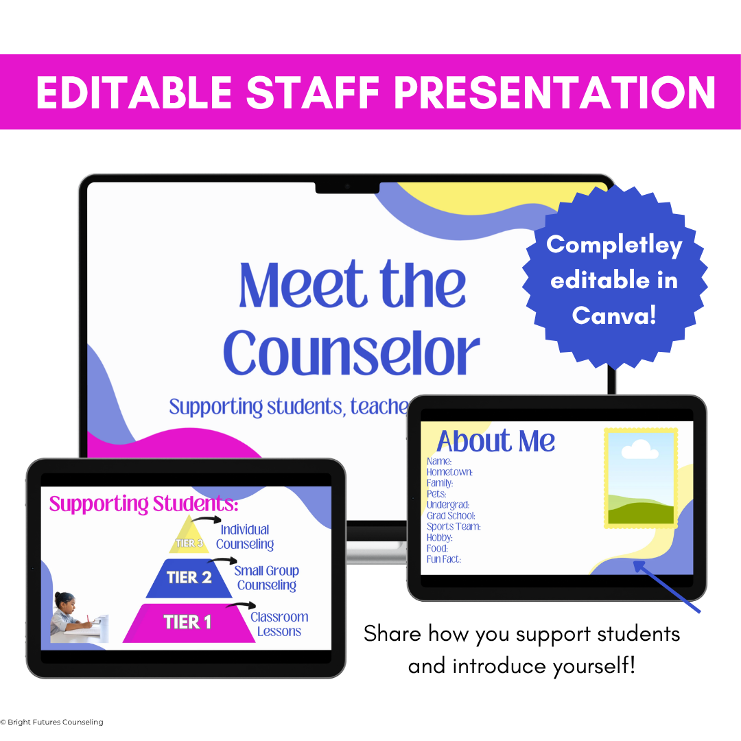Meet the School Counselor Presentation for Staff