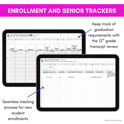 High School Counseling Opening School Year Checklist